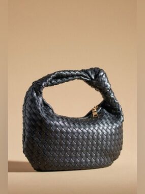 Anthropologie Black The Brigitte Satchel by Melie Bianco: Mini Edition